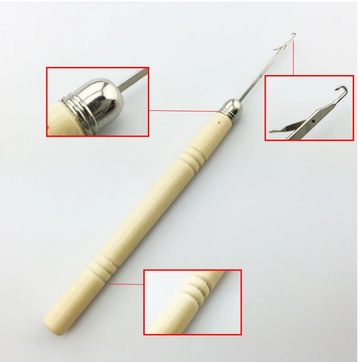 HOT! Bottle/100Pcs Micro Links/Beads+Pulling Needle+Holes Plier Hair Extensions Tool Kit - FShine Shop